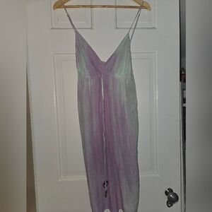 Gypsy 05 Pastel Silk Tie-Dye Dress M